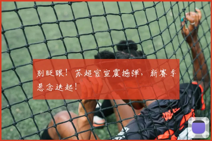 别眨眼！苏超官宣震撼弹，新赛季悬念迭起！